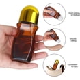 thumbnail image 4 of 1oz  Glass Roll- Bottles 1OZ  Glass Deodorant Roll- Bottle (Includes Plastic Roller Ball & 2 Openers) Perfume Roll- Bottle Deodorant Container Suitable for Essential Oils (4-Pack), 4 of 6