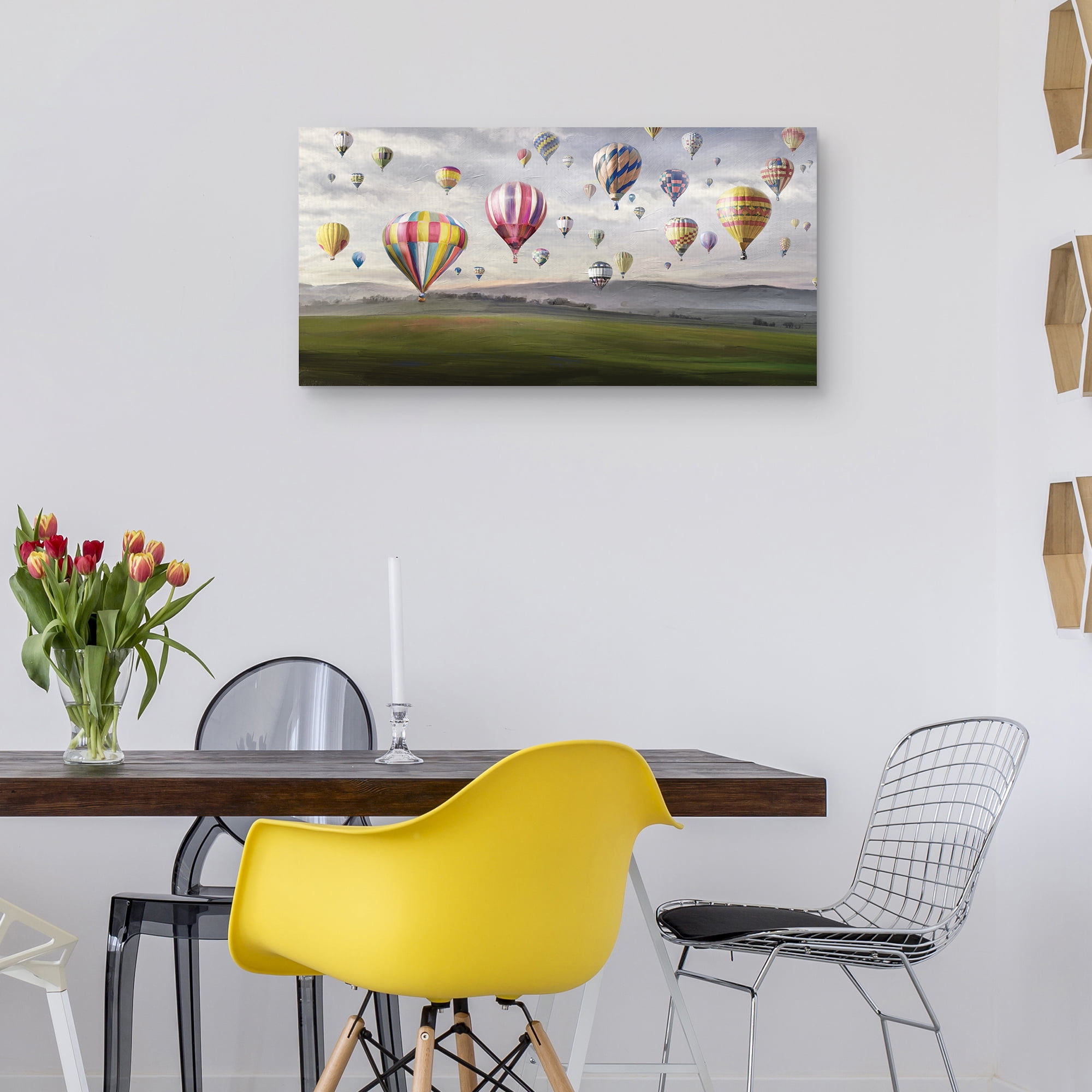 Up & Away by Studio Arts Canvas Art Print, 1.5" x 34"