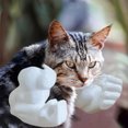 thumbnail image 4 of Cat Muscle Arm Halloween Cat Costume Accessories 3D Printed Cat Neck Arm Strap Muscles Suitable For Pet Role Playing Halloween Costume Props Adjustable Lightweight Design Blac Pet Supplies, 4 of 4