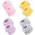thumbnail image 1 of 4 Pares de Muñequeras Absorbentes Muñequera de Microfibra Muñequera SPA Toalla Muñequera Muñequeras para Lavarse la Cara Muñequeras Absorbentes Muñequera Muñequera, 1 of 5