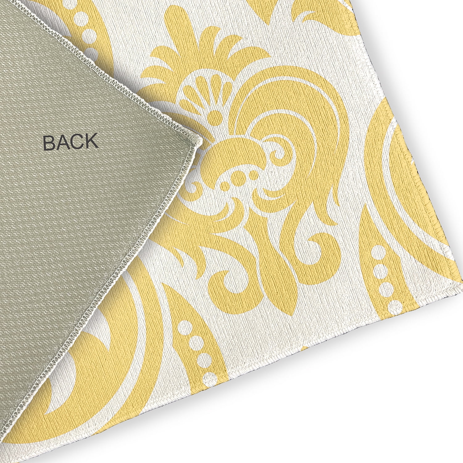 3' x 5' Simply Daisy Alexys French Country Chenille Area Rug, Yellow