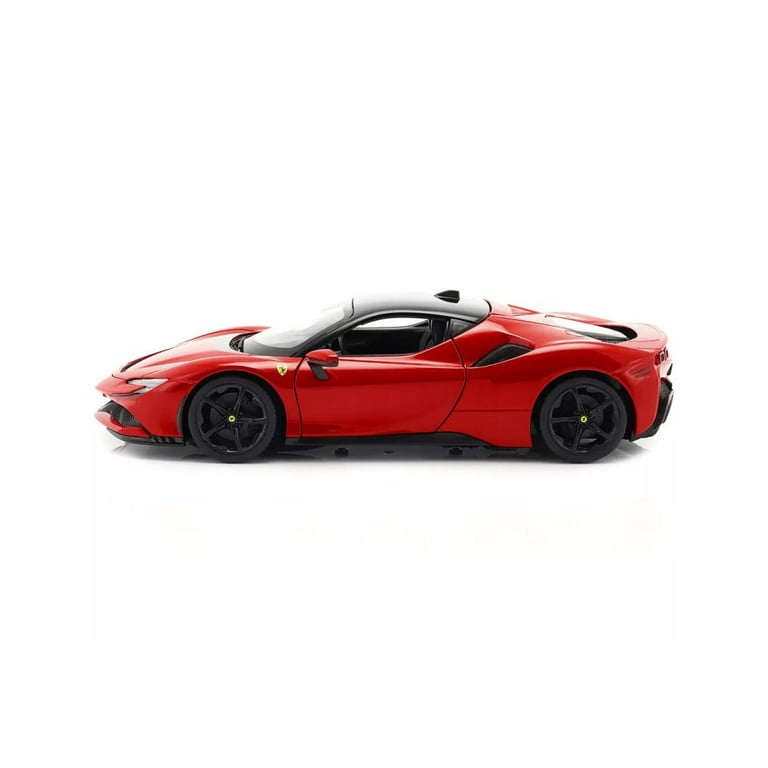 Voiture miniature Ferrari SF90 Stradale, rot Signature Edition Burago 1:18  Metallmodell sur