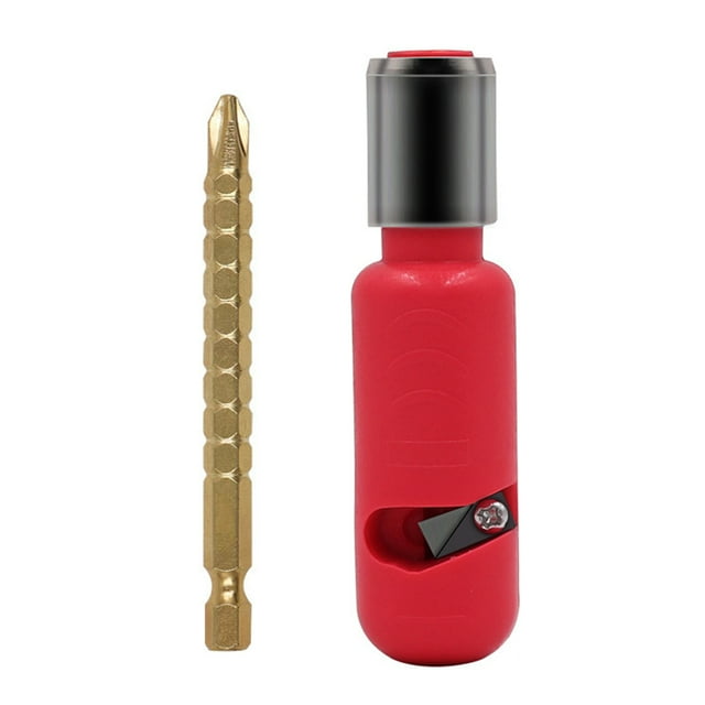 yeacher Portable Electric Drill Wire Stripper for 2.5mm² Cables, Adjustable Stripping Length 21-50mm, Lightweight & Fast Rotating Tool for Multiple Wire Sizes, Red Model