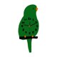 thumbnail image 4 of Reloj de pared con animales para habitación infantil, decoración de habitación, colección de animales, sin tictac Verde, 4 of 9
