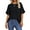 Black, variant on Oversized T Shirt for Women Summer Casual Short Sleeve Tee Ladies Loose Crewneck Tops