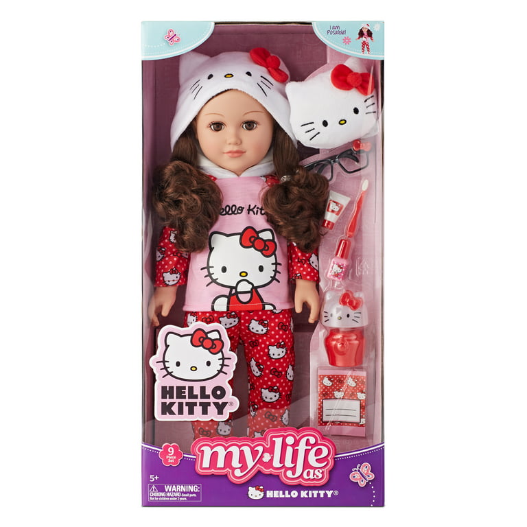 My Life As 18 Poseable Hello Kitty Doll, Brown Hair 