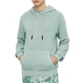 thumbnail image 1 of Elevenparis Mens Statement Hoodie Sweatshirt, Green, XX-Large, 1 of 2