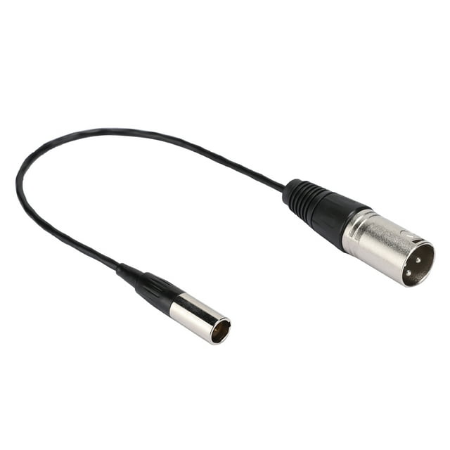 Mini XLR 3Pin To XLR, Durable Audio Cable For Camera, 30cm For SLR Cameras