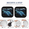 thumbnail image 6 of Haiem Ocean Turtle Windshield Sun Shade: Universal Foldable 2-Piece Car Front Window Sunshade - Blocks Uv Rays, And Reduces Heat,Essential Car Accessory Small, 6 of 7