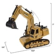 thumbnail image 2 of Hey Play 80-HM672152 Remote Control Tractor Excavator Construction Toy, 2 of 3