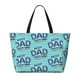 thumbnail image 2 of Fotbe Best Dad Ever Bolsa de Viaje para Playa - Resistente al Agua, Bolsa Tote de Gran Capacidad y Ligera con 7 Bolsillos para Mujeres y Hombres, 2 of 7