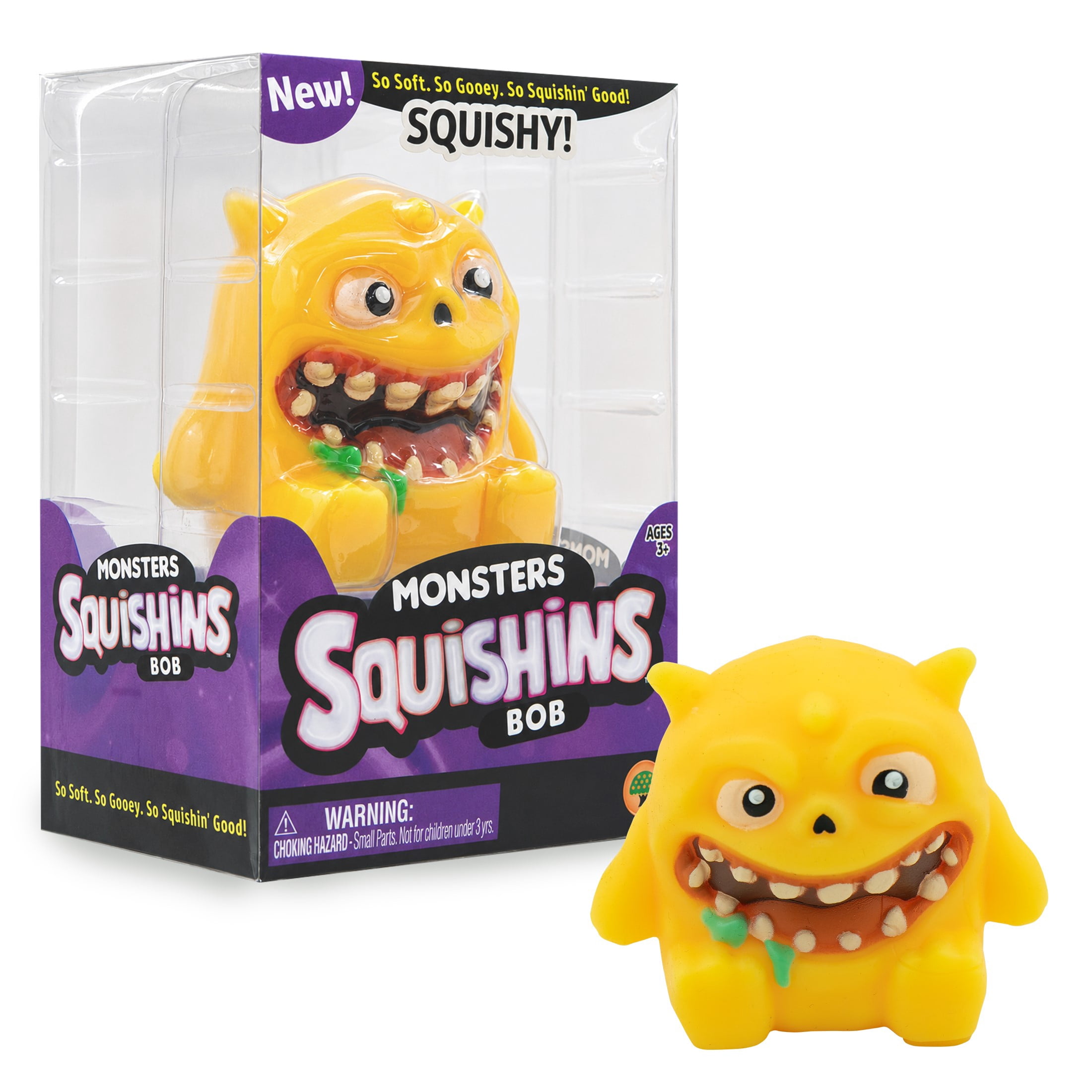 Squishins Monster 3D Sensory Fidget, Novelty & Gag Toys for Children Ages 3 and up