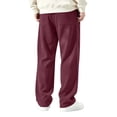 thumbnail image 6 of JTSRKL Corduroy Textured Pants for Men Wide Leg Baggy Elastic Waist Pockets Lightweight Bottoms Casual Bottoms Relaxed Fit Trousers, 6 of 6
