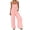 Pink, variant on Women's Plaid Wide Leg Jumpsuit Square Neckline Sleeveless Spaghetti Strap Jumpsuits Overalls Dressy Tighten Waist Pocket Flowy Romper Casual Beach Outfit
