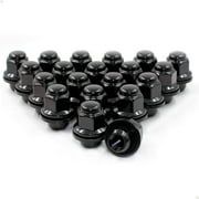 Wheel Accessories Parts 20 Pcs M12 x 1.5 12 x 1.5 Thread OEM Factory Style Lug Nuts Toyota with Washer 1.5" Long Black 13/16" 21mm Hex Fits Toyota Camry | Corolla | Highlander 90084-94001 611-211