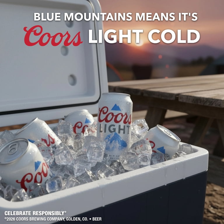 Coors Light American Beer, 30 Pack, 12 fl oz Aluminum Cans, 4.2
