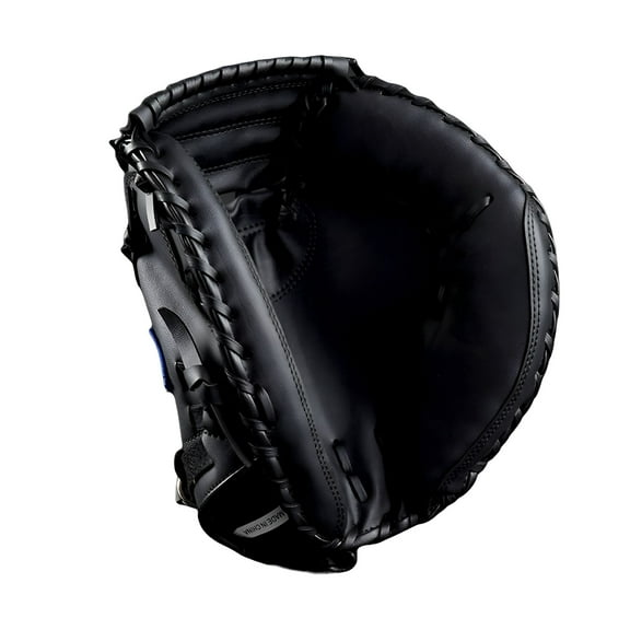 BESTSKY Baseball Glove Durable PU Leather Baseball And Softball Catcher Beginner Play Training Youth Adults Practice Outdoor Sports Black