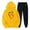 Yellow, variant on Womens Two Piece Outfits Sets Hoodie Sweatshirt And Long Sweatpants Jogger Workout Set Fall Tracksuit Sweatsuits Formal Rompers for Women Dinner Suit Women Petite Pant Suits for Women Dressy Wedding