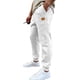 thumbnail image 3 of Ceisia Men Solid Color Corduroy Straight Leg Pants Elastic Waist Drawstring Gift Casual Trousers, 3 of 7