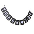 thumbnail image 1 of THANK YOU Paper Bunting Banner Wedding Party Favors (Black), 1 of 2