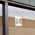 thumbnail image 3 of Letter M Floral Monogram Initial Home Business Office Sign, 3 of 4