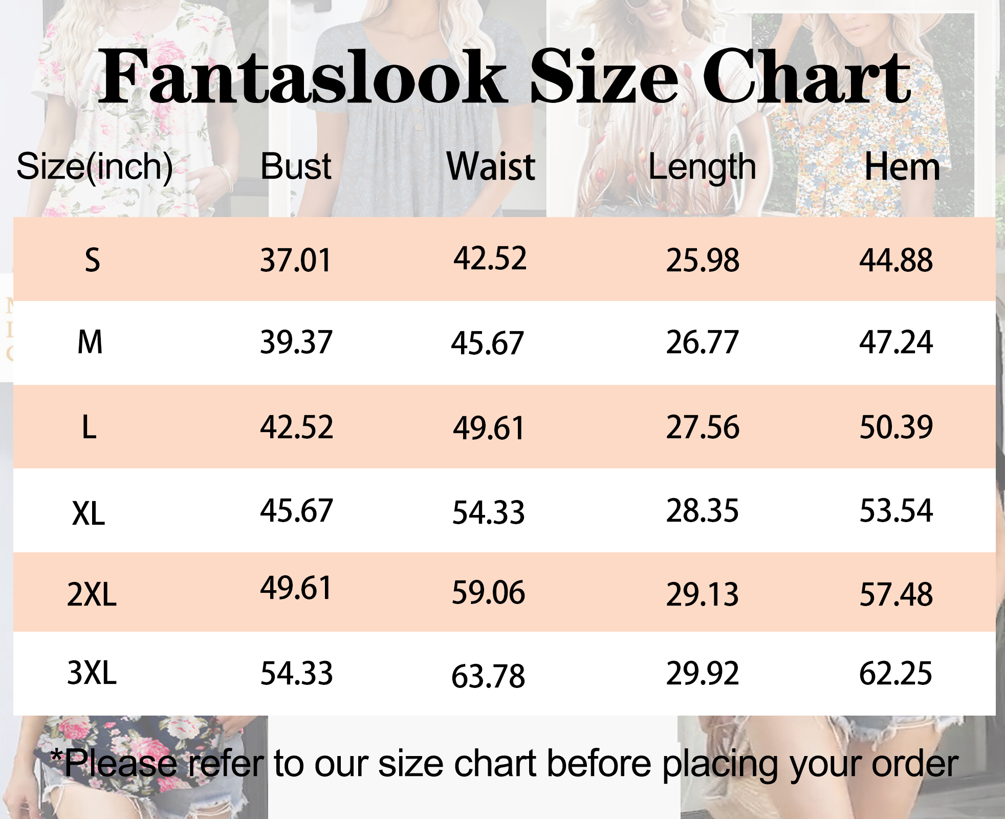 Fantaslook Women's Henley Short Sleeve Floral Tunic Blouse photo 6