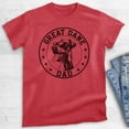 thumbnail image 2 of Great Dane Dad T-shirt, Unisex Men's Shirt, Great Dane Owner, Best Dog Dad Gift, Heather Red, Large, 2 of 6