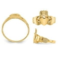 thumbnail image 2 of 14K Yellow Gold Ladies Claddagh Celtic Ring, 2 of 4