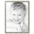 thumbnail image 2 of ArtToFrames 29" x 39" Antique Silver Panel Picture Frame, 29x39 inch Silver Wood Poster Frame (WOM-4760), 2 of 7