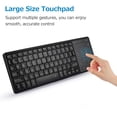 thumbnail image 4 of Teclado Inalámbrico Dual-mode 2.4G/BT Conexión Inalámbrica Diseño Ergonómico con Touchpad Amplia Com Tomshoo Sin retroiluminación, 4 of 7
