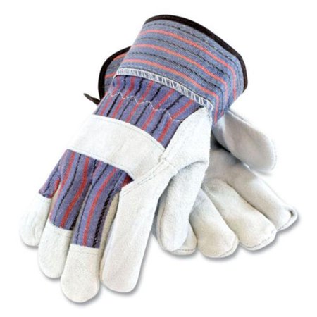 

Shoulder Split Cowhide Leather Palm Gloves Blue & Gray - Medium - 12 Pairs