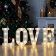 thumbnail image 1 of Letras luminosas LED tipo marquesina IFDGCTK con letrero LOVE a pilas, 1 of 6