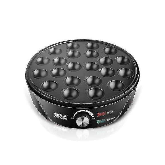 Black Takoyaki Maker Ebelskiver Maker Electric Takoyaki Pan Stuffed Pancake Pan Munk Aebleskiver Pan