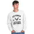 thumbnail image 5 of Us Air Force USAF Power Wings Logo Sweatshirt for Men or Women Brisco Brands S, 5 of 6