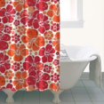 thumbnail image 4 of Pioneer Flower Floral Print Pattern Shower Curtain 36"x72" ,Bathroom Decorative Shower Curtains Set with 12 Hooks,Modern Waterproof Washable Shower Curtain, 4 of 6