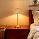 thumbnail image 1 of Lámpara Táctil De Noche, Luz De Escritorio De Tela Plisada Moderna Recargable Inalámbrica, Luz Nocturna Regulable De 3 Colores Para Dormitorio, Para Navidad, Sala De Estar De, 1 of 7