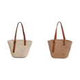 thumbnail image 1 of Bolso Playa Paja Hombro Verano para Mujer (Beige), 1 of 8