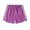 V63-Purple, variant on WhouRiu Girls Summer Athletic Shorts Loose Elastic Waist Breathable Running Shorts