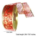 thumbnail image 2 of AJKSFHIU Christmas Tree Ribbon Decorations,Ribbon Stars Wired Sheer Glitter Ribbon for Christmas Decoration,Christmas Tree Ornaments,Hanging Ribbon Wired Decor for Christmas Party Home, 2 of 4