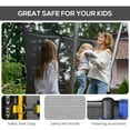 thumbnail image 2 of Soozier 8' Trampoline Bounce Safety Fence Round Trampoline Enclosure Net 6 Poles, 2 of 9