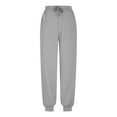 thumbnail image 3 of Women's 2 Piece Sweatsuits Full Zip Sweatshirts Workout Pants Plus Size Lounge Sets Tracksuits Fall Outfits Sizes S-5XL Gray 5XL, 3 of 8