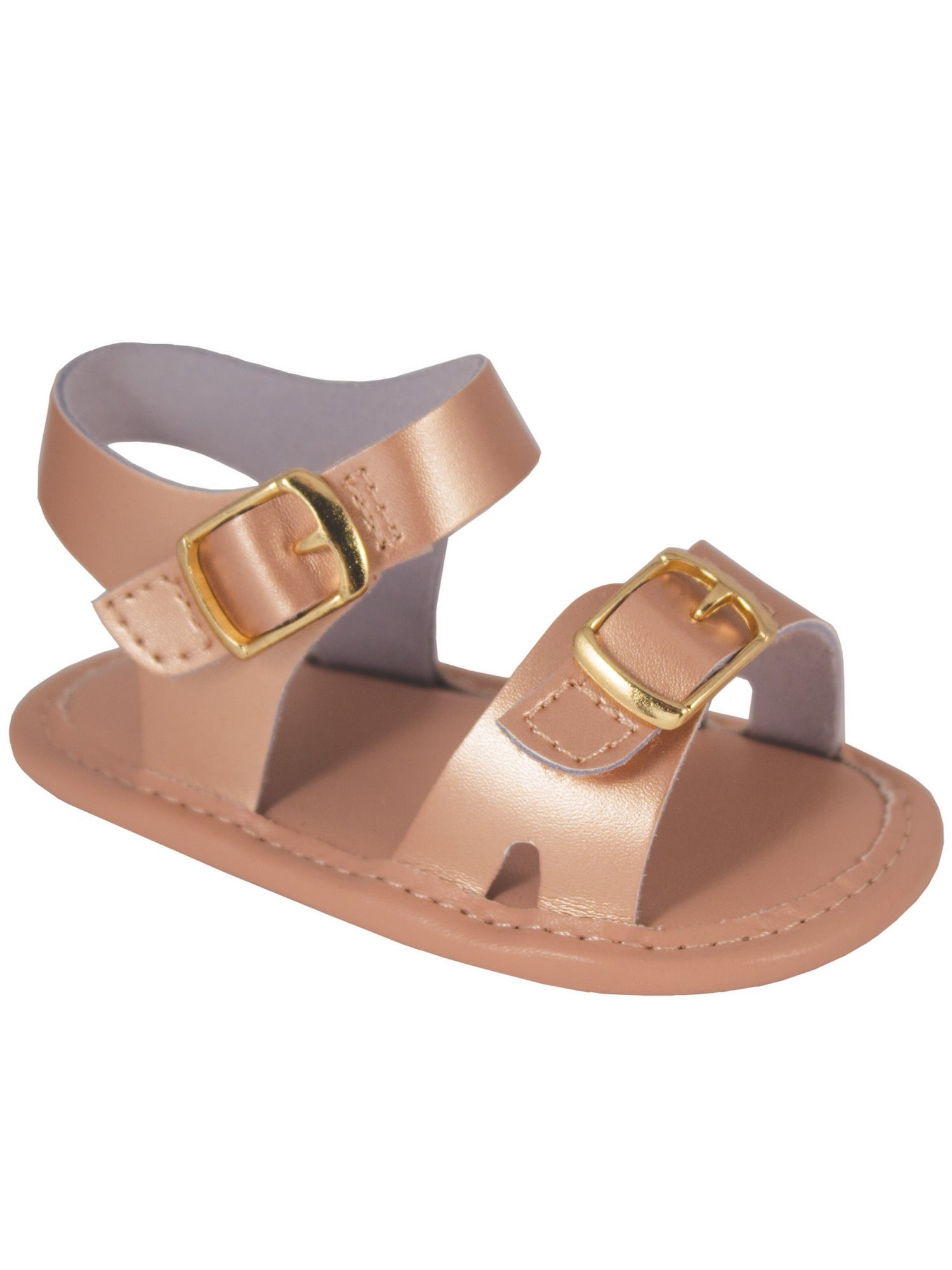 rose gold baby sandals