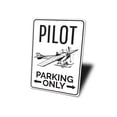 thumbnail image 4 of Pilot Parking Novelty Decor, Metal Wall Sign - 10x14 Inches, 4 of 4