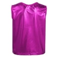 thumbnail image 2 of YIZYIF Big & Little Boys Girls Metallic Cropped Tank Top Dance Performance Gymnastic Tops Costume,Sizes 1-18, 2 of 6