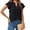 Black, variant on WTXUE T-Shirts Short Sleeve, Crew Neck Shirts for WomenCasual Solid T Shirt V-Neck Top Blouse Solid Casual Tops for Women