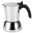 thumbnail image 2 of Coffee Maker Pot, Household 4 People Use Induction Stove Stainless Steel Mocha Pot, Hand Make For Coffee Extraction Hand Make Coffee, 2 of 8