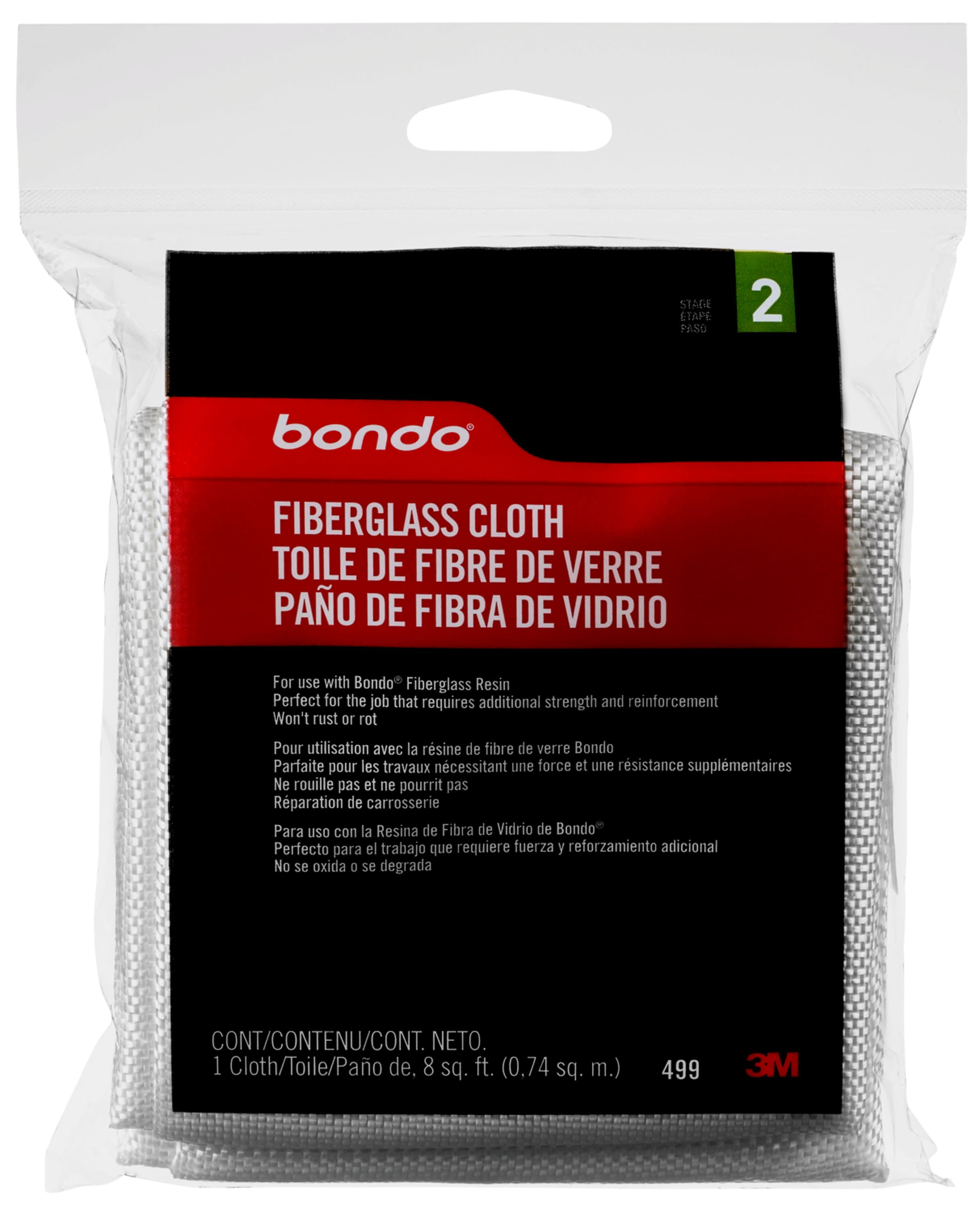 Bondo Fiberglass Cloth, 00499, 8 sq. ft.