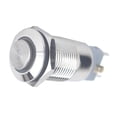 thumbnail image 4 of DYNWAVECA Latching Pushbutton Switch ON/OFF Stainless Steel Waterproof Suitable For 12mm 1/2'' Mounting Hole Blue, 4 of 8