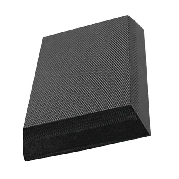 Almohadilla de equilibrio de ejercicio suave, entrenador de cojín de espuma para silla, equipo de cojín para , viajes, entrenamiento, gimnasio, , negro