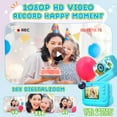thumbnail image 5 of JoyStone Kids Camera Instant Print with Printing Paper and 32G Card, Gift for Girls and Boys Aged 3-12, Blue, 5 of 11
